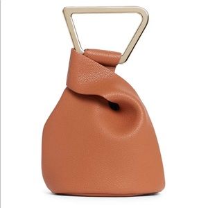 Cult Gaia Astrea Leather Bag in Spice Leather
